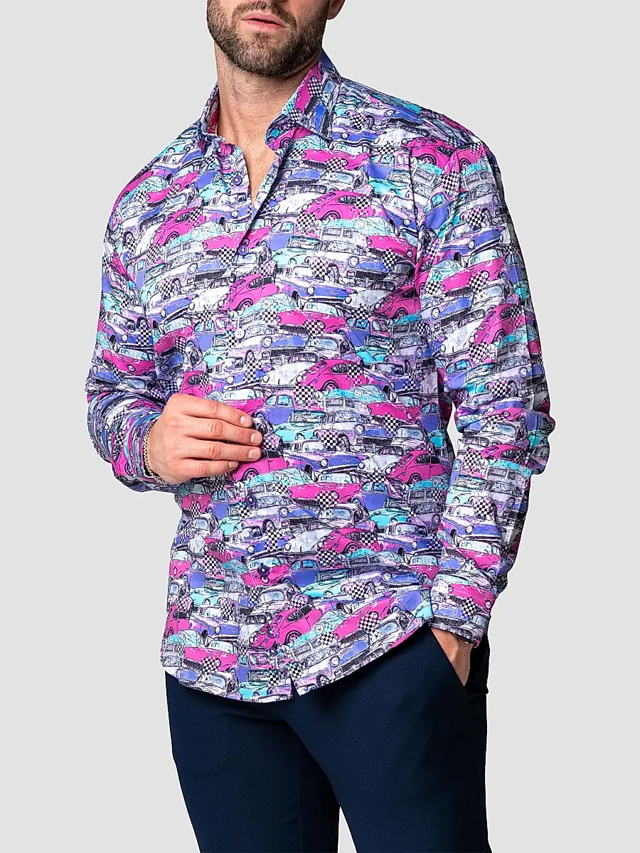Maceoo Men's Fibonacci Vin Multi Shirt | Thumbnail 6 Maceoo Men's Fibonacci Vin Multi Shirt | Thumbnail 6