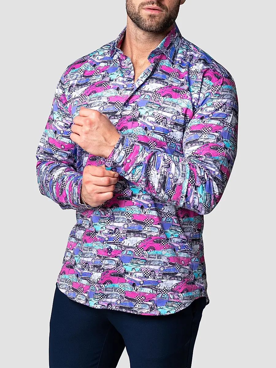 Maceoo Men's Fibonacci Vin Multi Shirt | Thumbnail 7 Maceoo Men's Fibonacci Vin Multi Shirt | Thumbnail 7