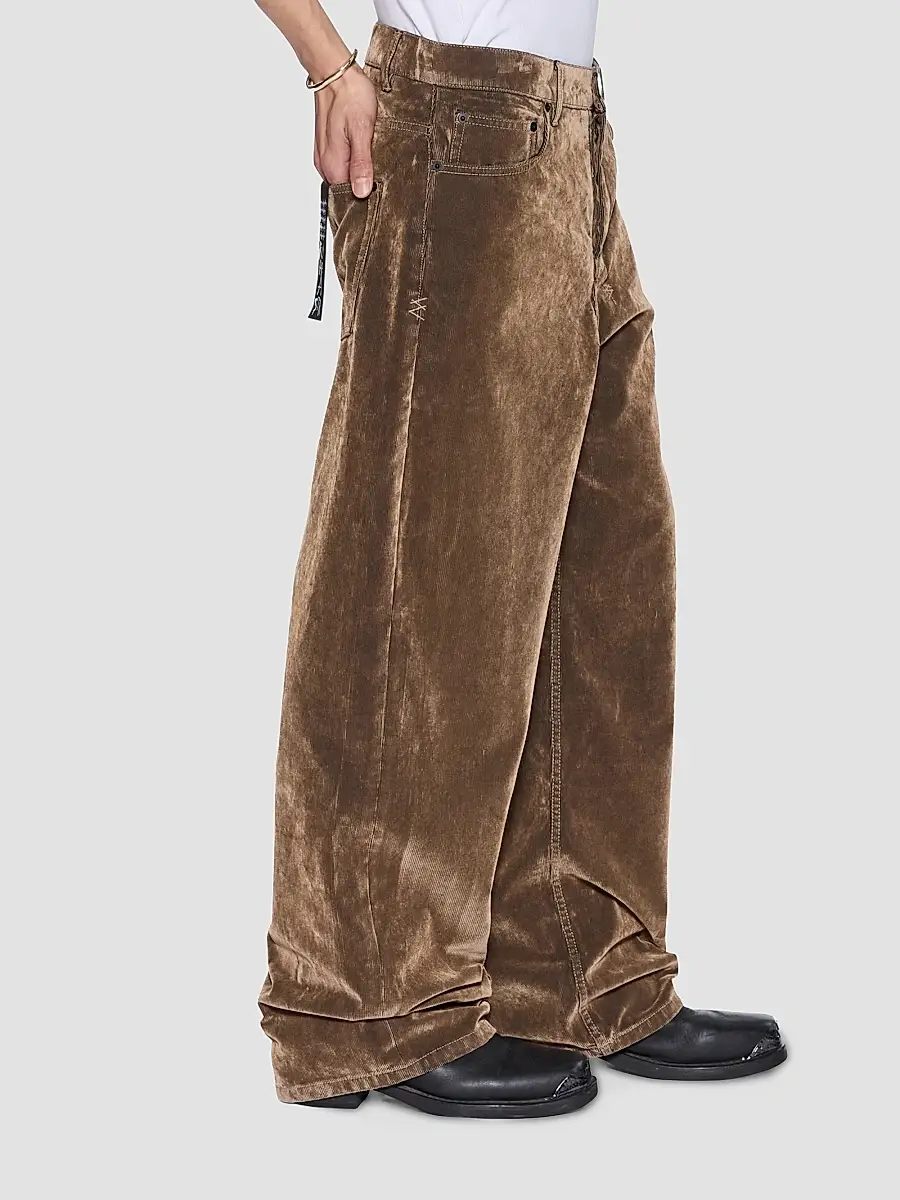 Ksubi Men's Maxx Flocked Cotton Corduroy Wide-Leg Jeans | Thumbnail 5 Ksubi Men's Maxx Flocked Cotton Corduroy Wide-Leg Jeans | Thumbnail 5