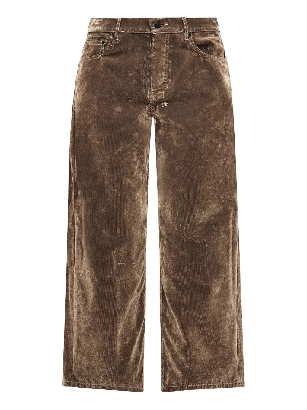 Men's Maxx Flocked Cotton Corduroy Wide-Leg Jeans Men's Maxx Flocked Cotton Corduroy Wide-Leg Jeans