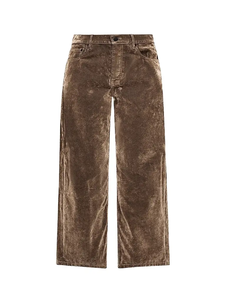 Men's Maxx Flocked Cotton Corduroy Wide-Leg Jeans Men's Maxx Flocked Cotton Corduroy Wide-Leg Jeans