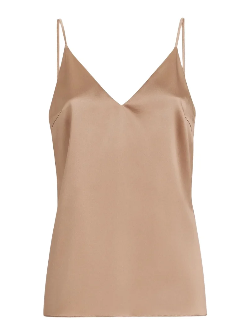 Brunello Cucinelli Women's Stretch Silk Satin Camisole Top