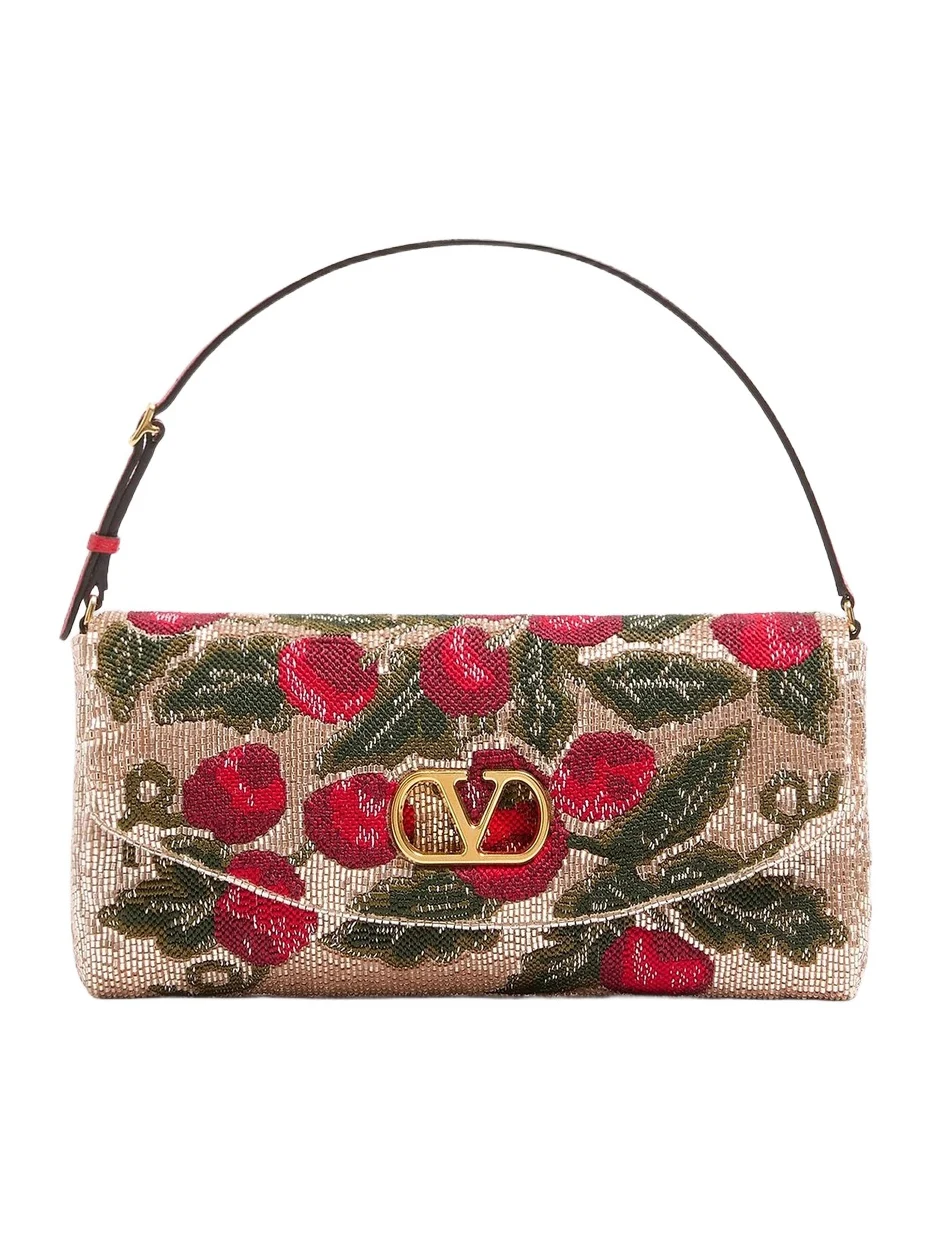 Women's Devain Embroidered Small Top Handle Bag