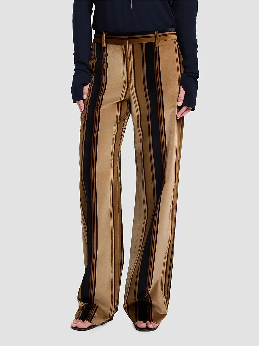TWP Women's Isla Striped Cotton Pants | Thumbnail 4 TWP Women's Isla Striped Cotton Pants | Thumbnail 4