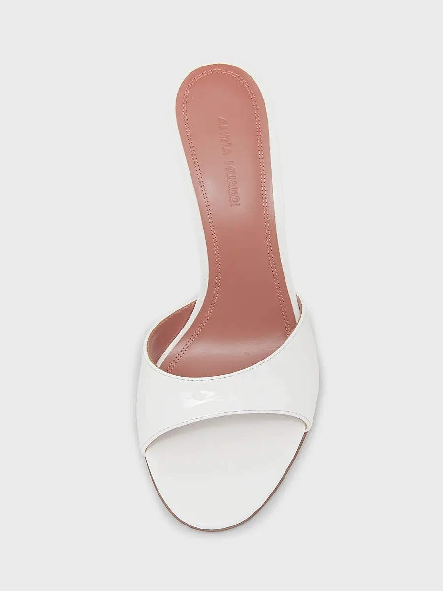 Amina Muaddi Women's Elodie 105MM Leather Mules | Thumbnail 4 Amina Muaddi Women's Elodie 105MM Leather Mules | Thumbnail 4