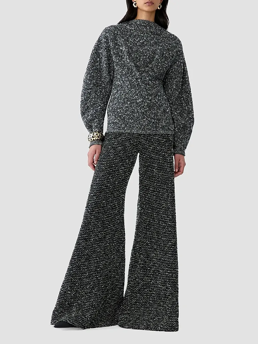Carolina Herrera Women's Diana Wide-Leg Pants | Thumbnail 2 Carolina Herrera Women's Diana Wide-Leg Pants | Thumbnail 2