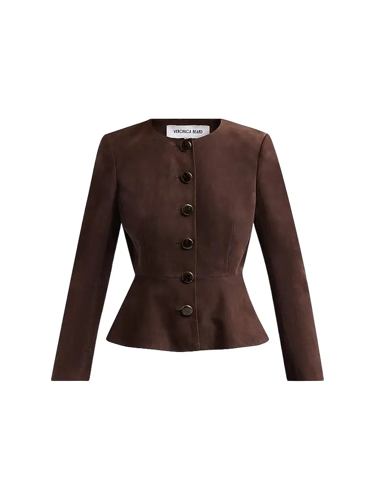 Women's Quinn Suede Peplum Jacket Women's Quinn Suede Peplum Jacket