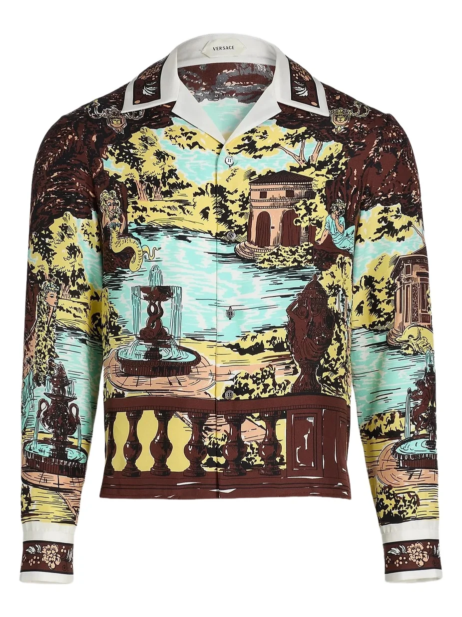 Men's The Grotto Silk Twill Shirt Men's The Grotto Silk Twill Shirt