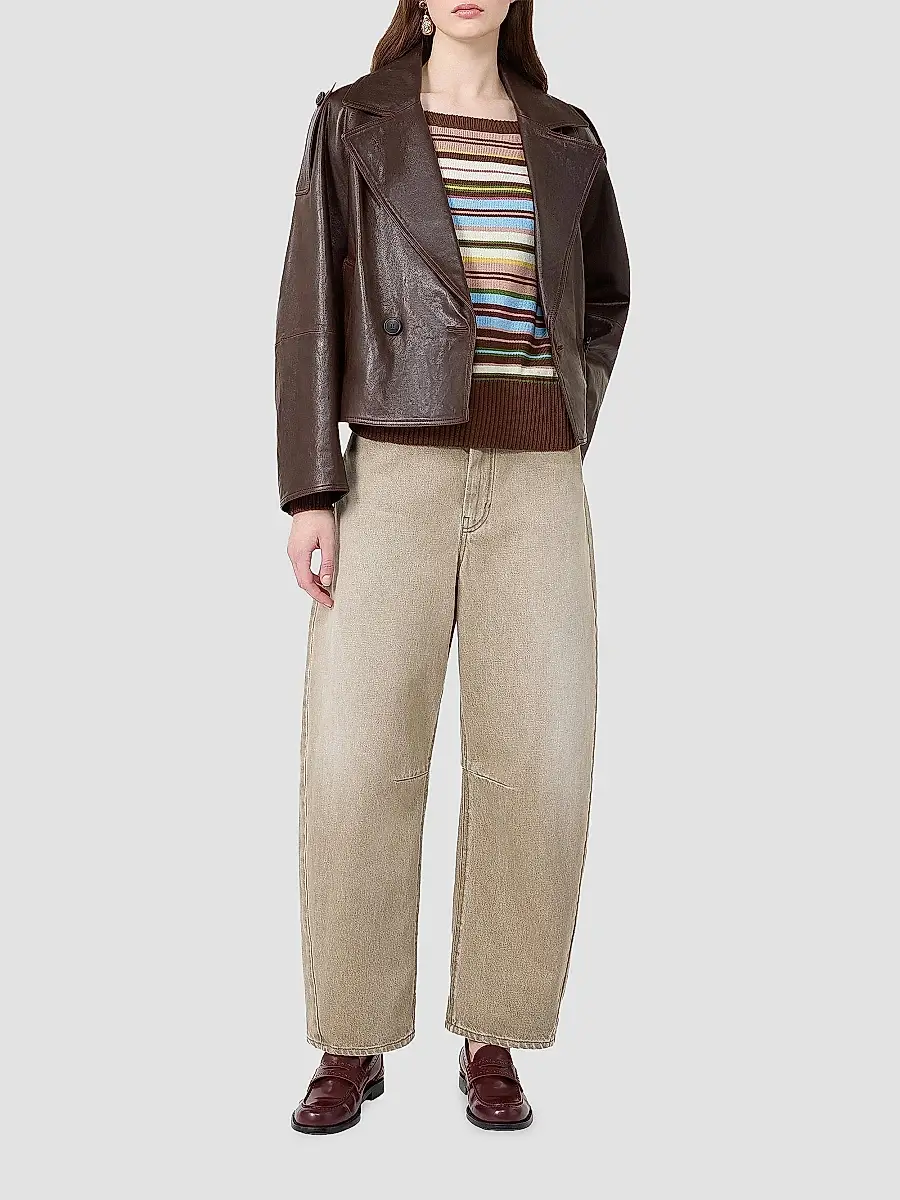 Weekend Max Mara Women's Pure Cotton Yarn Sweater | Thumbnail 2