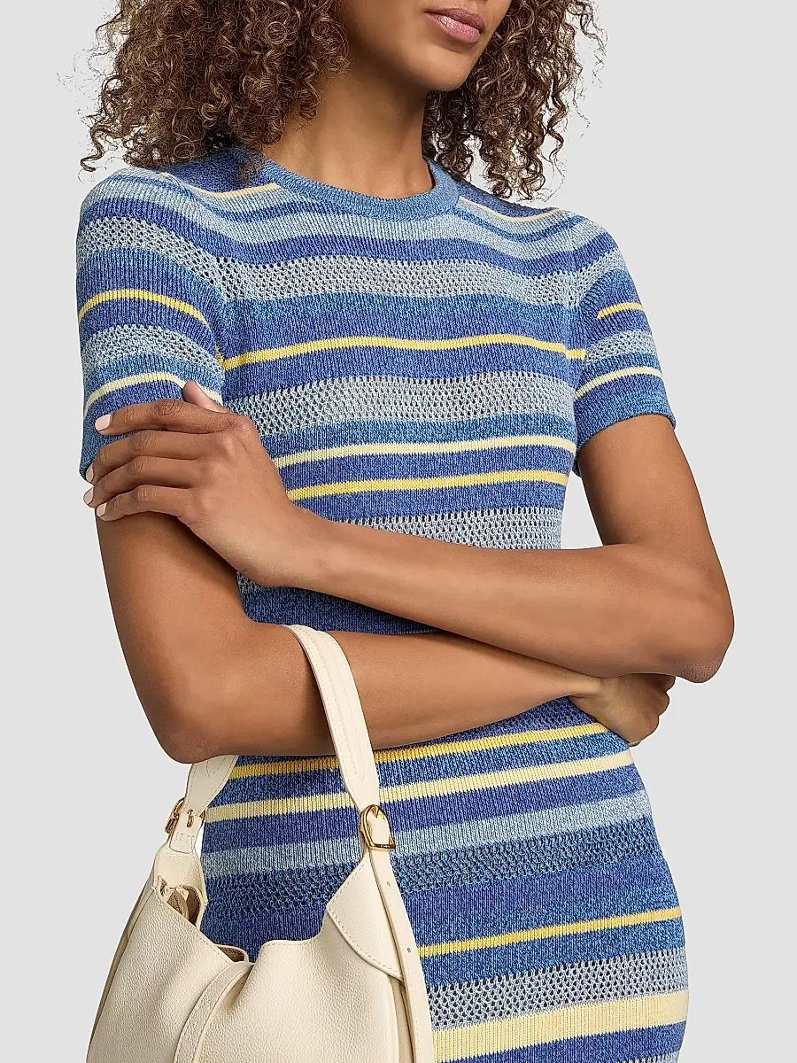 Ba&sh Women's Tonnie Striped Cotton Maxi Dress | Thumbnail 6
