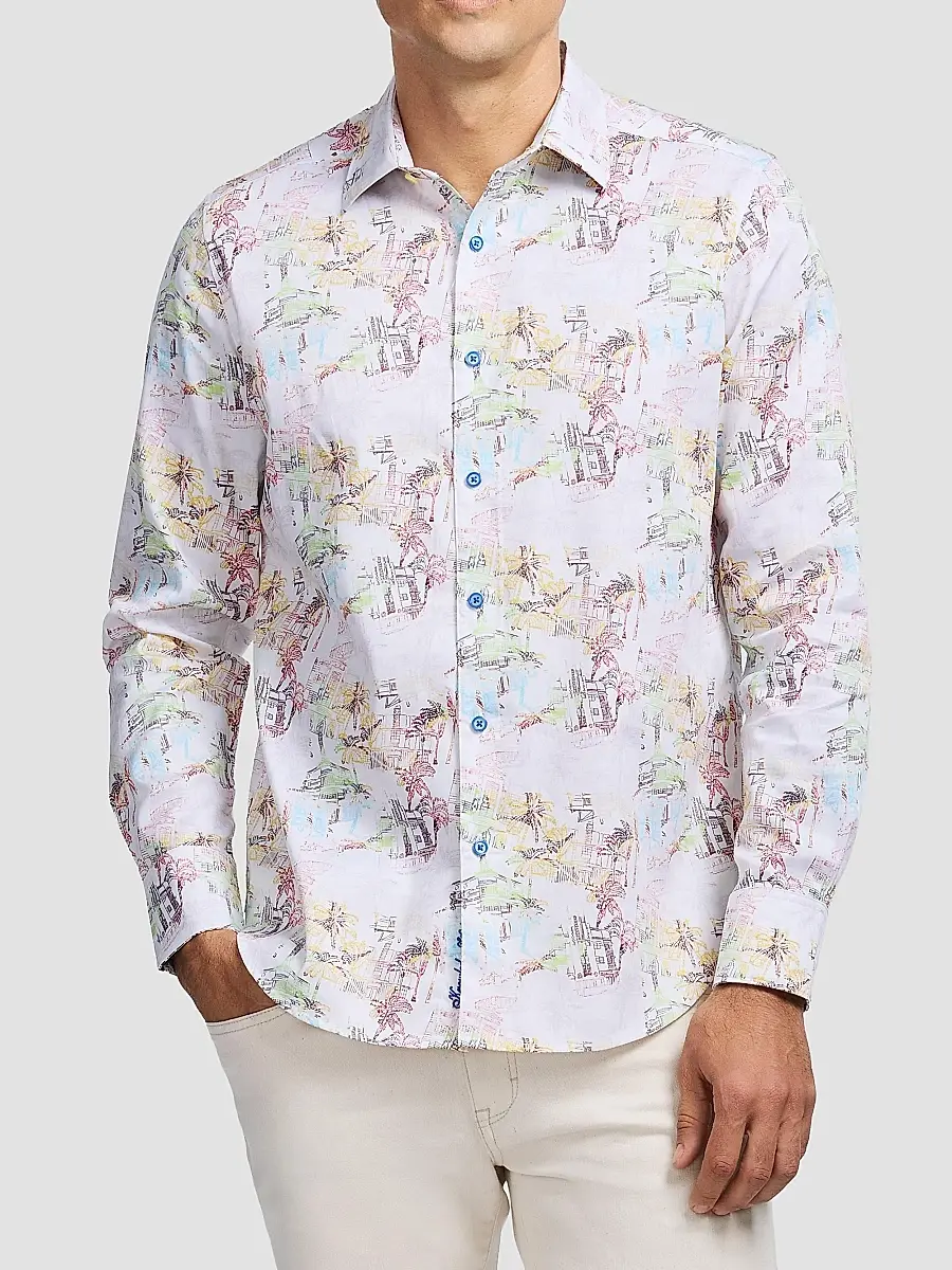 Robert Graham Men's Payson Woven Shirt | Thumbnail 3 Robert Graham Men's Payson Woven Shirt | Thumbnail 3