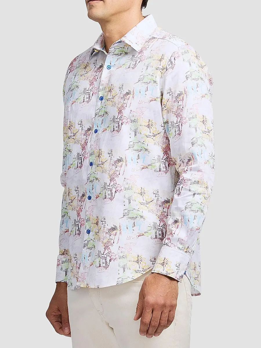 Robert Graham Men's Payson Woven Shirt | Thumbnail 4 Robert Graham Men's Payson Woven Shirt | Thumbnail 4