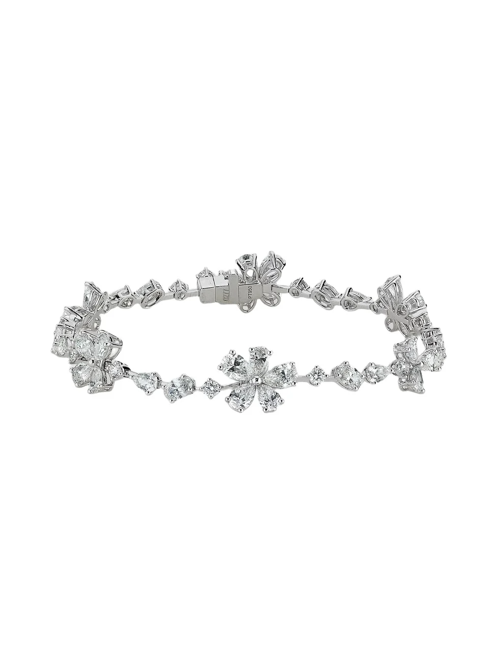 Women's Platinum & 7.78 TCW Diamond Flower Bracelet Women's Platinum & 7.78 TCW Diamond Flower Bracelet