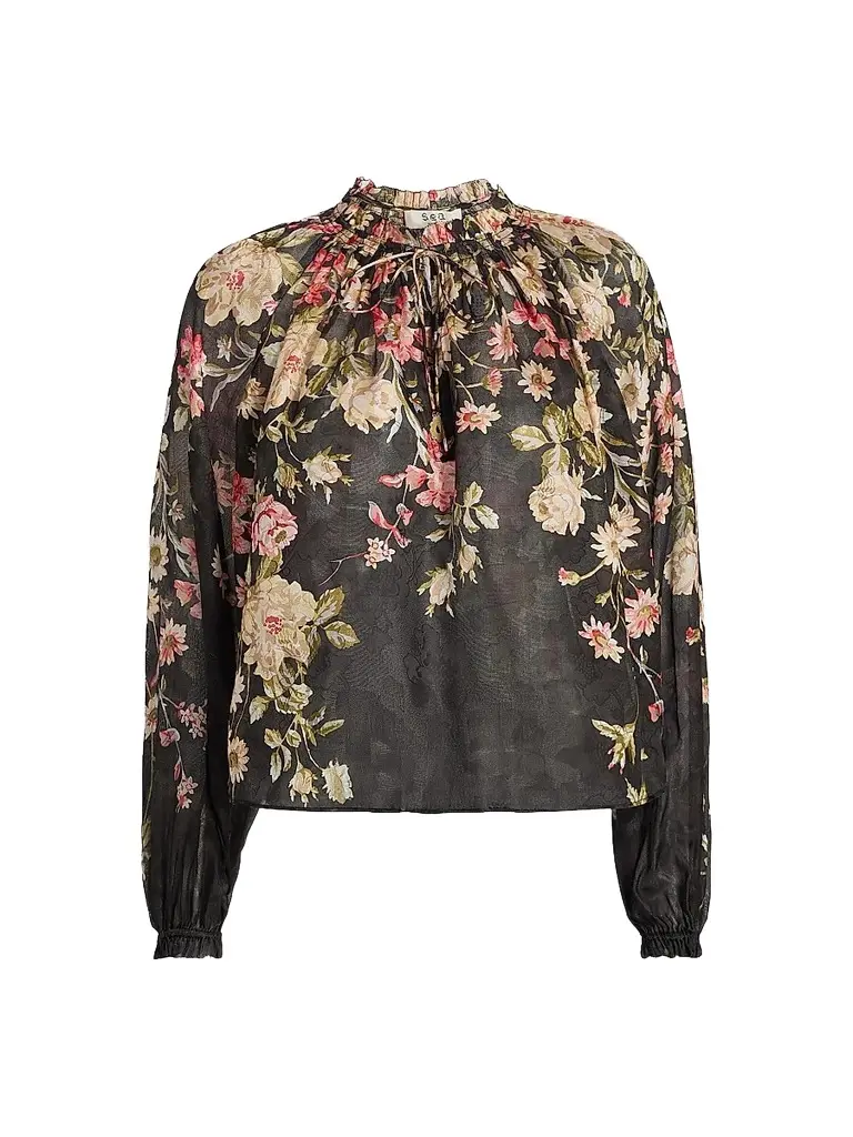 Sea Women's Jolie Floral-Print Top