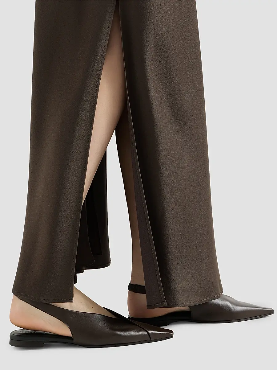 Brunello Cucinelli Women's Satin Cady Fluid Bias Cut Skirt | Thumbnail 6 Brunello Cucinelli Women's Satin Cady Fluid Bias Cut Skirt | Thumbnail 6