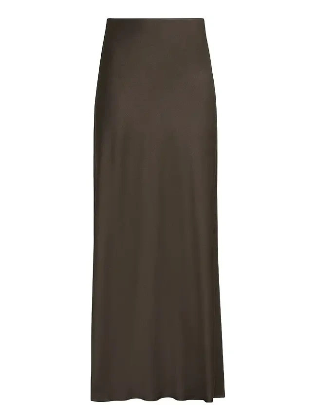 Women's Satin Cady Fluid Bias Cut Skirt Women's Satin Cady Fluid Bias Cut Skirt