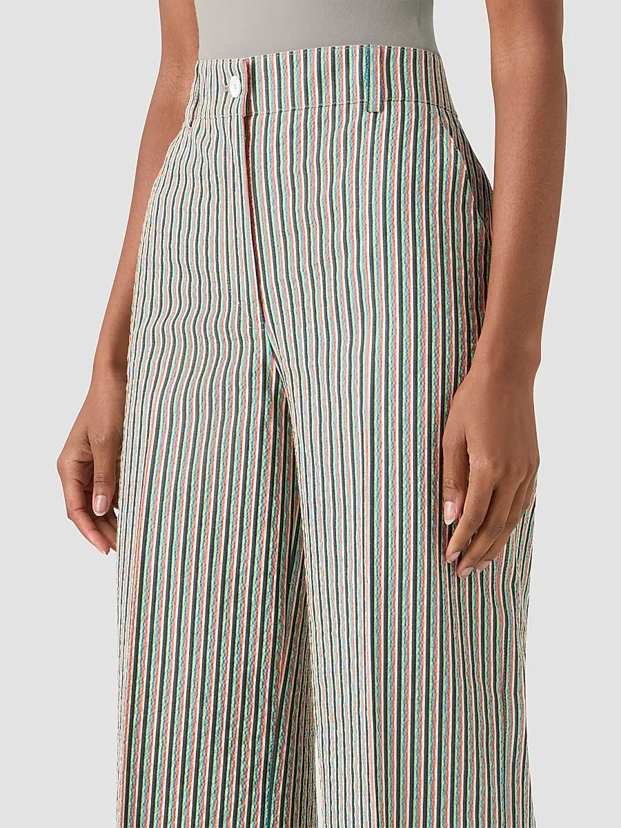 Akris punto Women's Chiara Seersucker Crop Pants | Thumbnail 4 Akris punto Women's Chiara Seersucker Crop Pants | Thumbnail 4