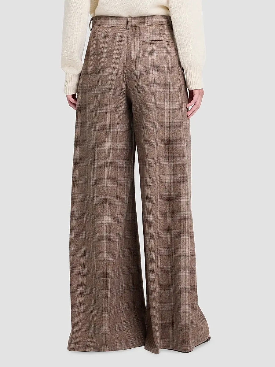 TWP Women's Avery Plaid Wool-Blend Pants | Thumbnail 3 TWP Women's Avery Plaid Wool-Blend Pants | Thumbnail 3