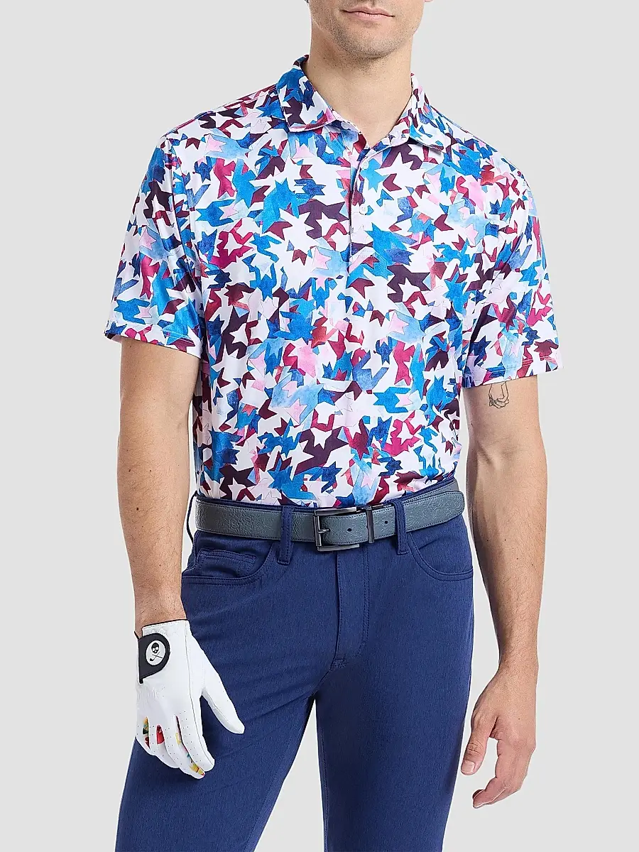 Robert Graham Men's Bartlow Knit Polo Shirt | Thumbnail 3