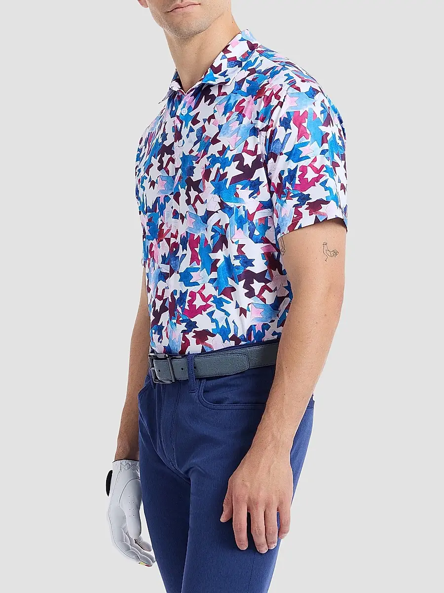 Robert Graham Men's Bartlow Knit Polo Shirt | Thumbnail 4