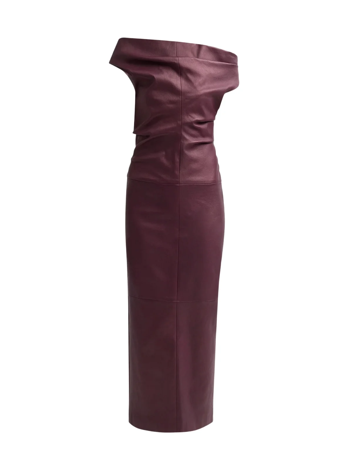Simkhai Women's Vessia Leather Midi Dress