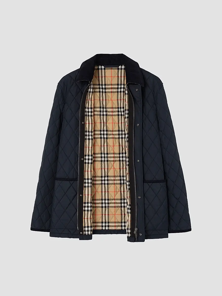 Burberry Men's Haddington Quilted Barn Jacket | Thumbnail 2 Burberry Men's Haddington Quilted Barn Jacket | Thumbnail 2