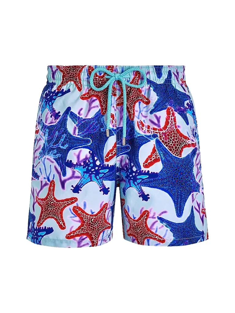 Vilebrequin Men's Glowed Stars Swim Trunks