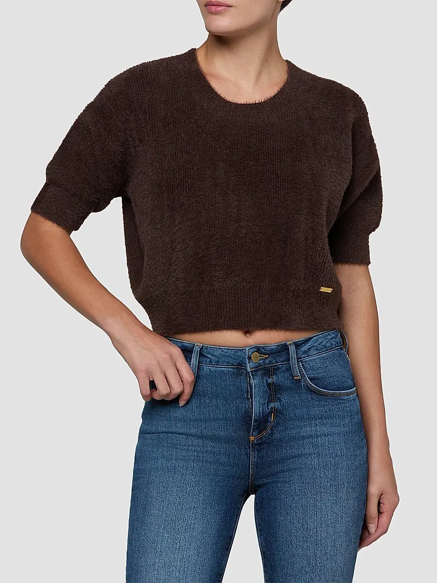 L'Agence Women's Guinevere Crop Sweater | Thumbnail 4