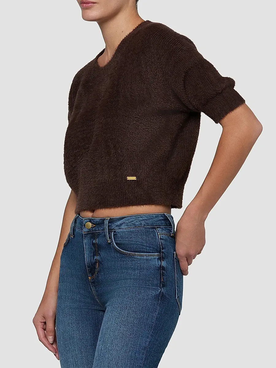 L'Agence Women's Guinevere Crop Sweater | Thumbnail 5