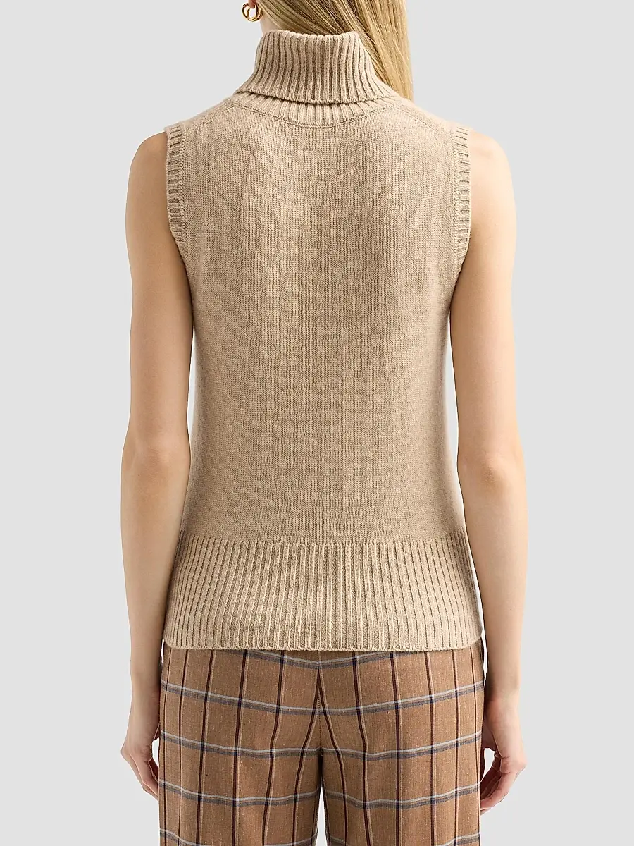 Veronica Beard Women's Mazzy Cashmere Shell | Thumbnail 3 Veronica Beard Women's Mazzy Cashmere Shell | Thumbnail 3