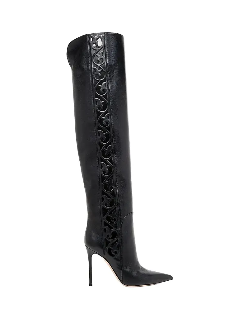 Gianvito Rossi Women's 105MM Leather Over-the-Knee Boots