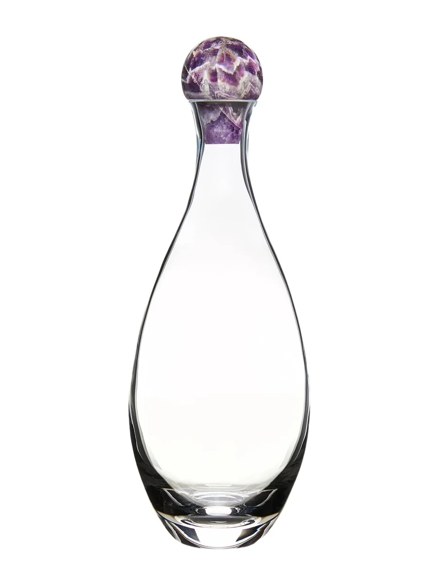 Anna New York Elevo Crystal & Cape Amethyst Decanter