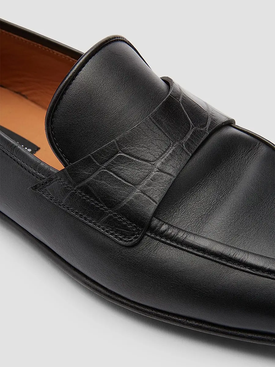 Dolce & Gabbana Men's Leather & Alligator Loafers - Nero | Thumbnail 5 Dolce & Gabbana Men's Leather & Alligator Loafers - Nero | Thumbnail 5