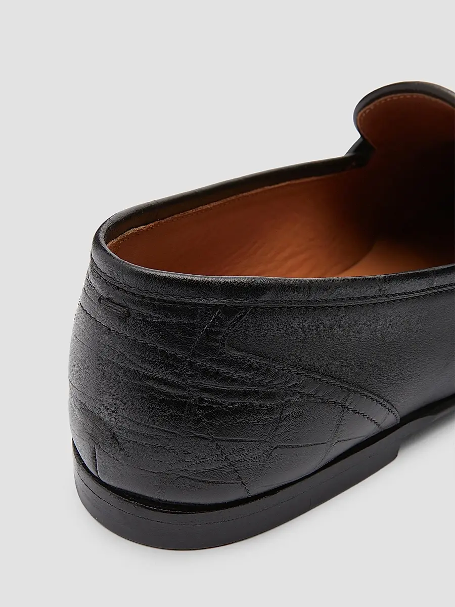 Dolce & Gabbana Men's Leather & Alligator Loafers - Nero | Thumbnail 6 Dolce & Gabbana Men's Leather & Alligator Loafers - Nero | Thumbnail 6