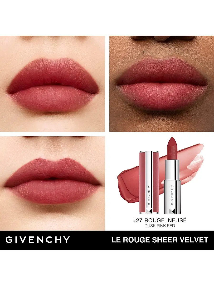 Givenchy Women's Le Rouge Sheer Velvet Lipstick | Thumbnail 3 Givenchy Women's Le Rouge Sheer Velvet Lipstick | Thumbnail 3