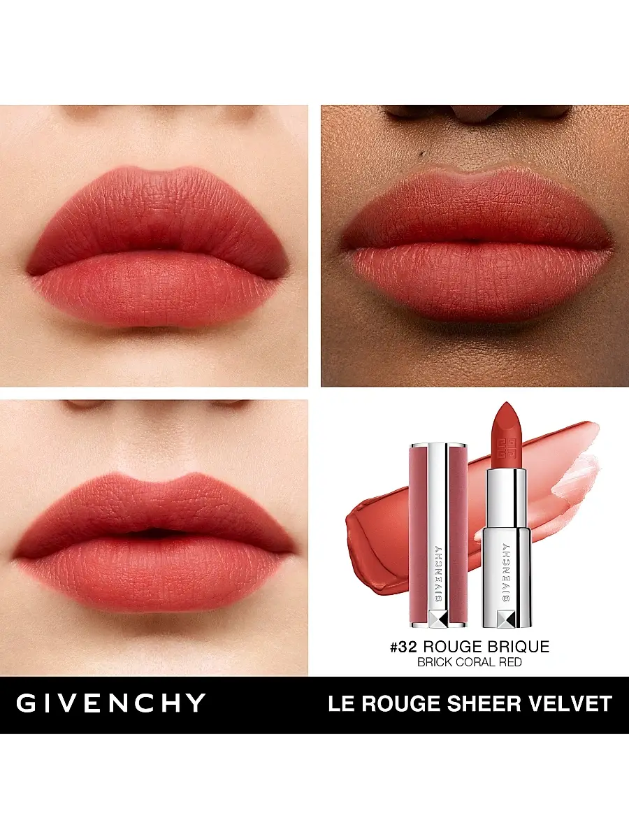 Givenchy Women's Le Rouge Sheer Velvet Lipstick | Thumbnail 3 Givenchy Women's Le Rouge Sheer Velvet Lipstick | Thumbnail 3