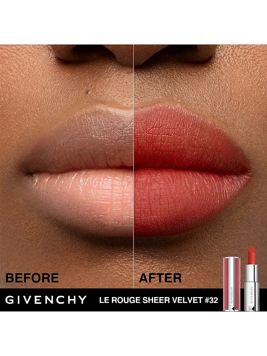 Givenchy Women's Le Rouge Sheer Velvet Lipstick | Thumbnail 5 Givenchy Women's Le Rouge Sheer Velvet Lipstick | Thumbnail 5