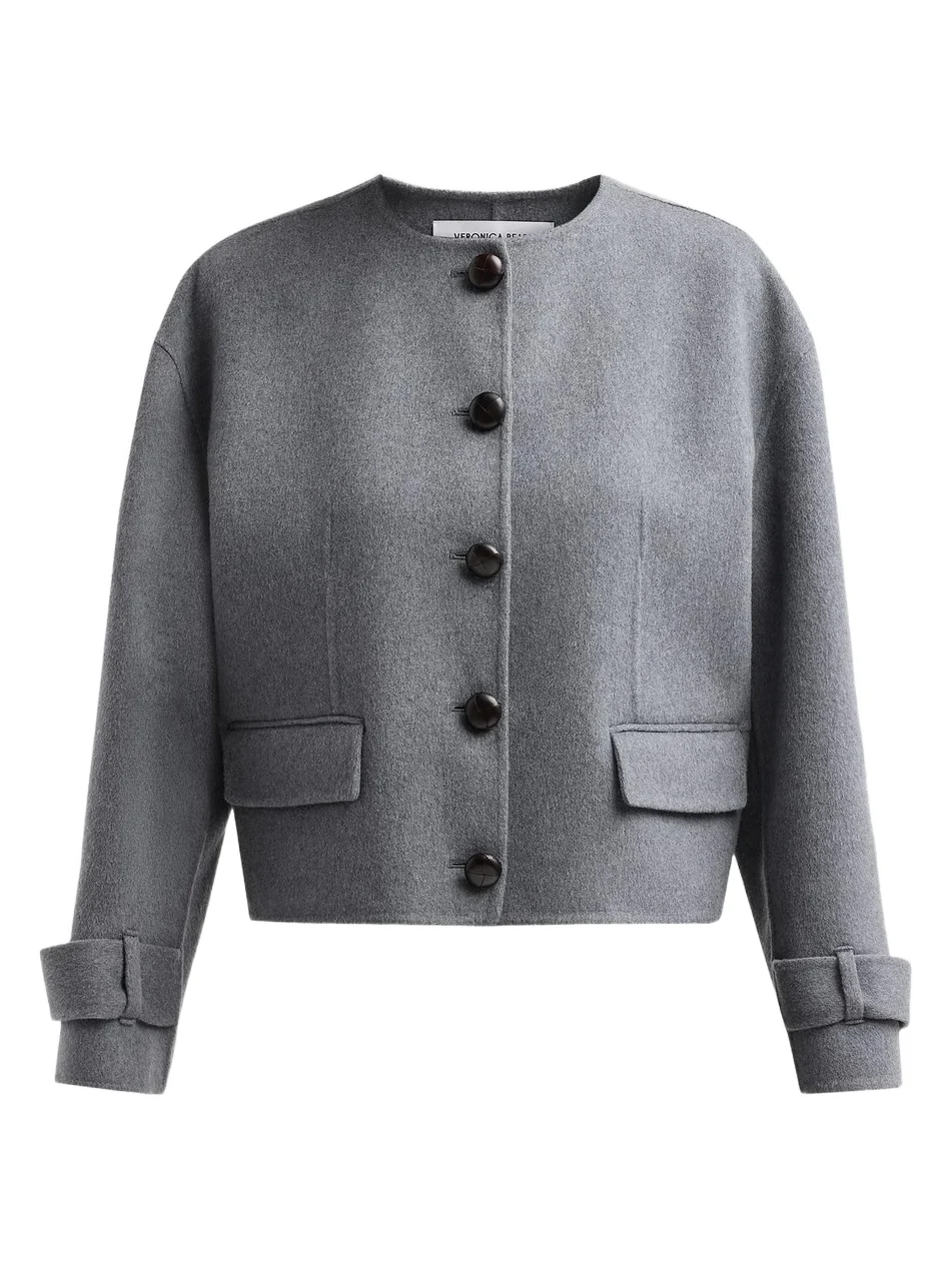 Women's Elaris Virgin Wool-Blend Crop Jacket Women's Elaris Virgin Wool-Blend Crop Jacket