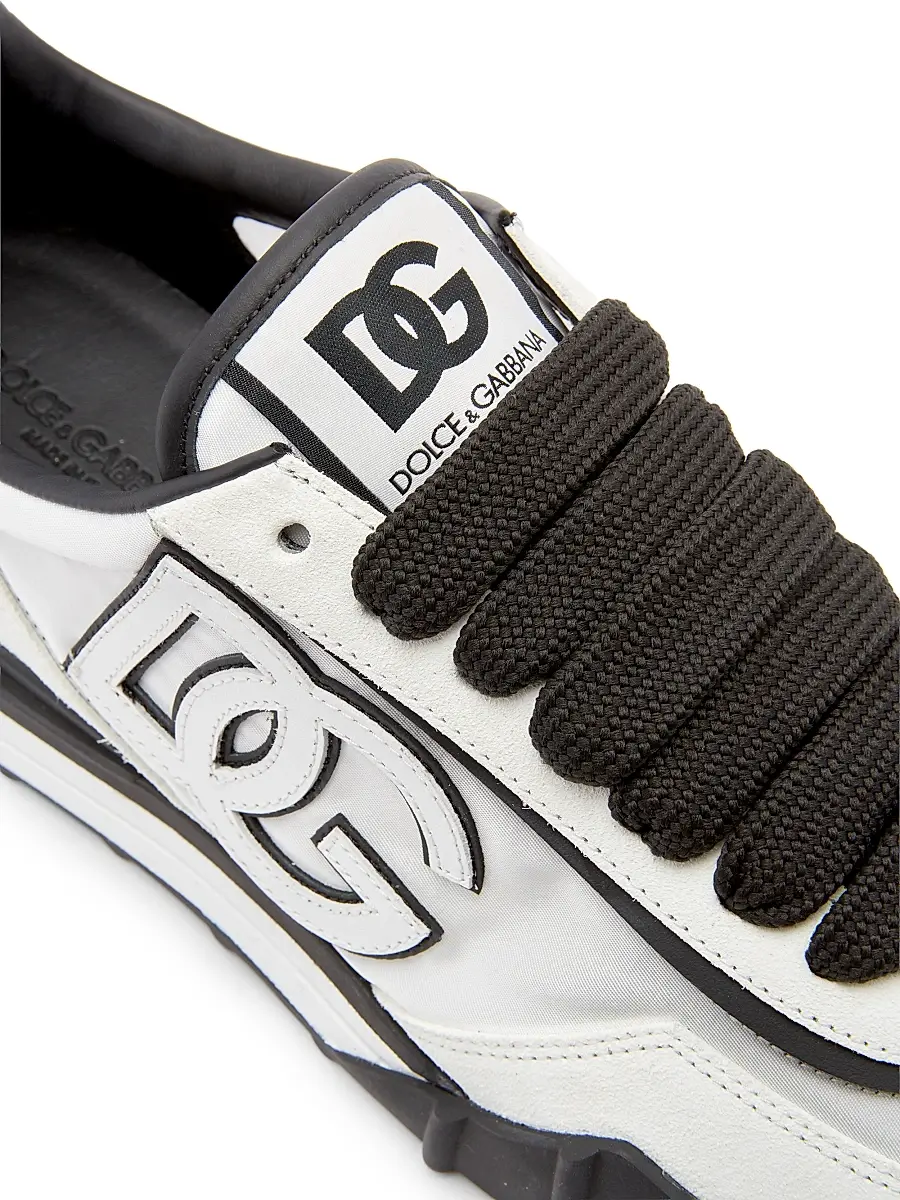 Dolce & Gabbana Men's New NY Leather-Blend Low-Top Sneakers | Thumbnail 5 Dolce & Gabbana Men's New NY Leather-Blend Low-Top Sneakers | Thumbnail 5