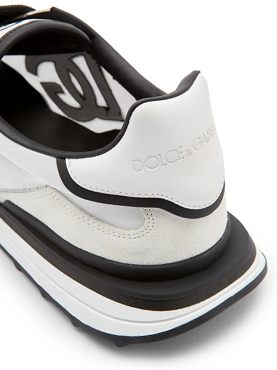 Dolce & Gabbana Men's New NY Leather-Blend Low-Top Sneakers | Thumbnail 6 Dolce & Gabbana Men's New NY Leather-Blend Low-Top Sneakers | Thumbnail 6