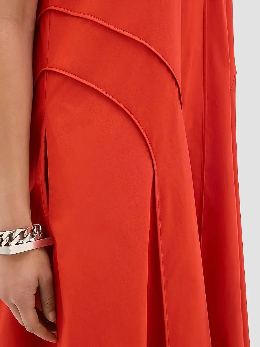 Another Tomorrow Women's Midi Skirt Dress | Thumbnail 5