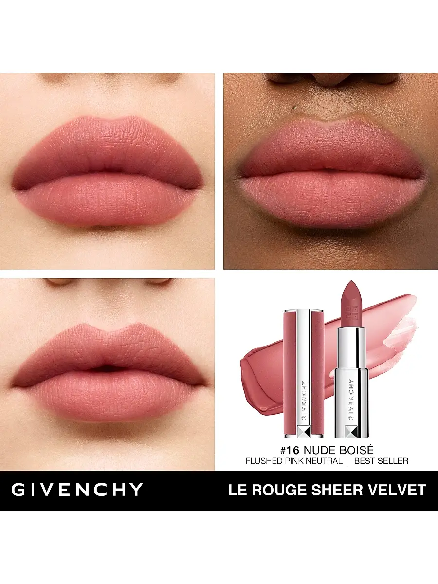 Givenchy Women's Le Rouge Sheer Velvet Lipstick | Thumbnail 3 Givenchy Women's Le Rouge Sheer Velvet Lipstick | Thumbnail 3
