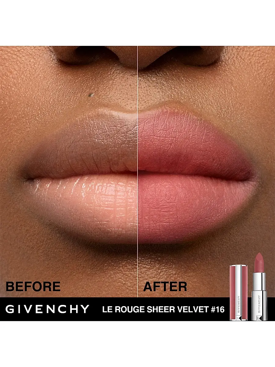 Givenchy Women's Le Rouge Sheer Velvet Lipstick | Thumbnail 5 Givenchy Women's Le Rouge Sheer Velvet Lipstick | Thumbnail 5