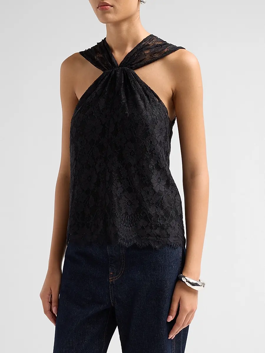 A.L.C. A. L.C. Women's Irina Floral Lace Top | Thumbnail 4 A.L.C. A. L.C. Women's Irina Floral Lace Top | Thumbnail 4