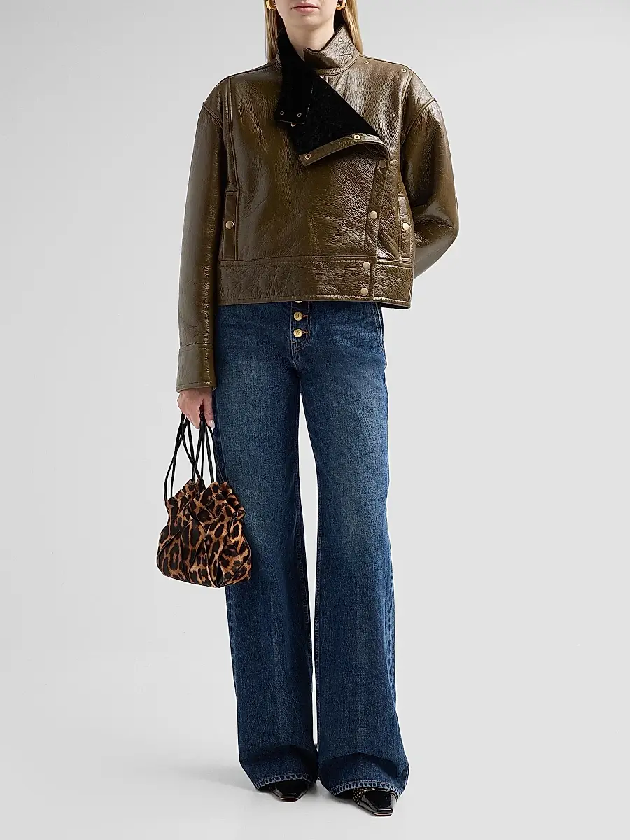 Ulla Johnson Women's ​Honora Leather Jacket | Thumbnail 2