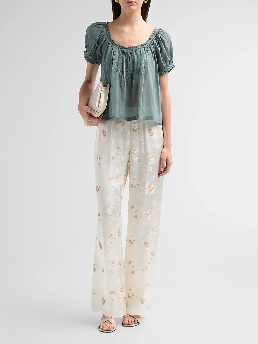 DÔEN Women's Frederica Cotton Top | Thumbnail 2