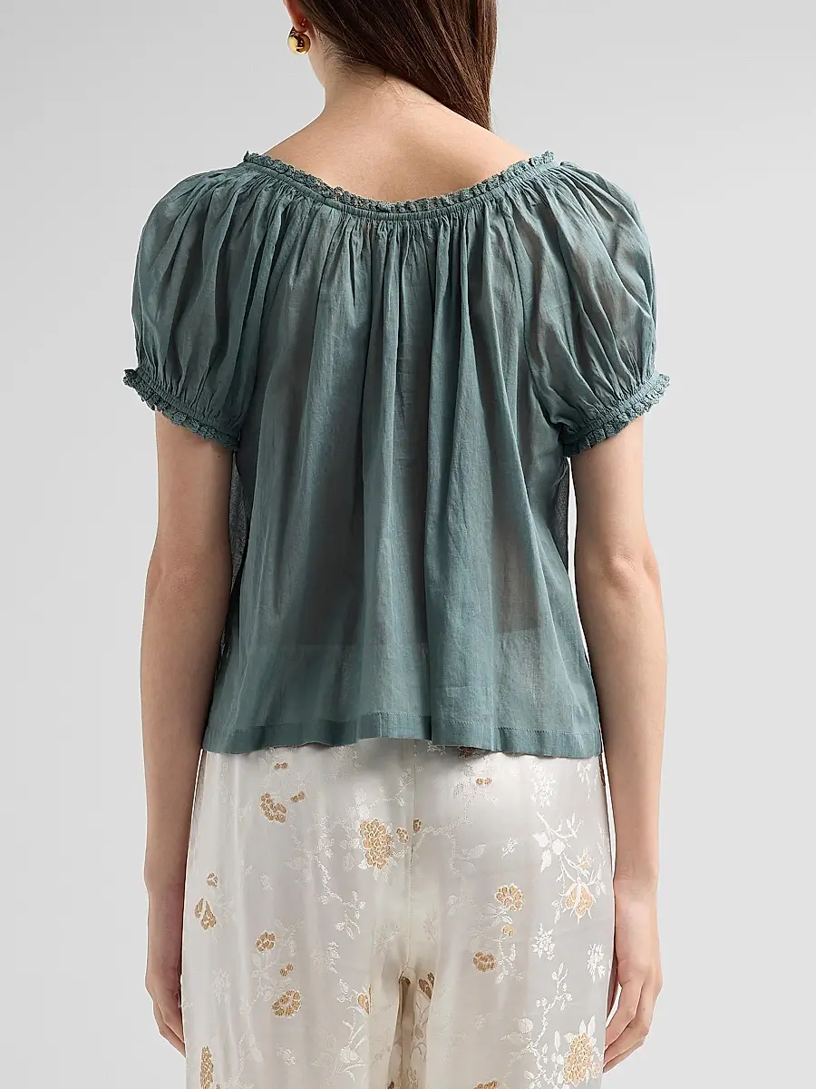 DÔEN Women's Frederica Cotton Top | Thumbnail 3