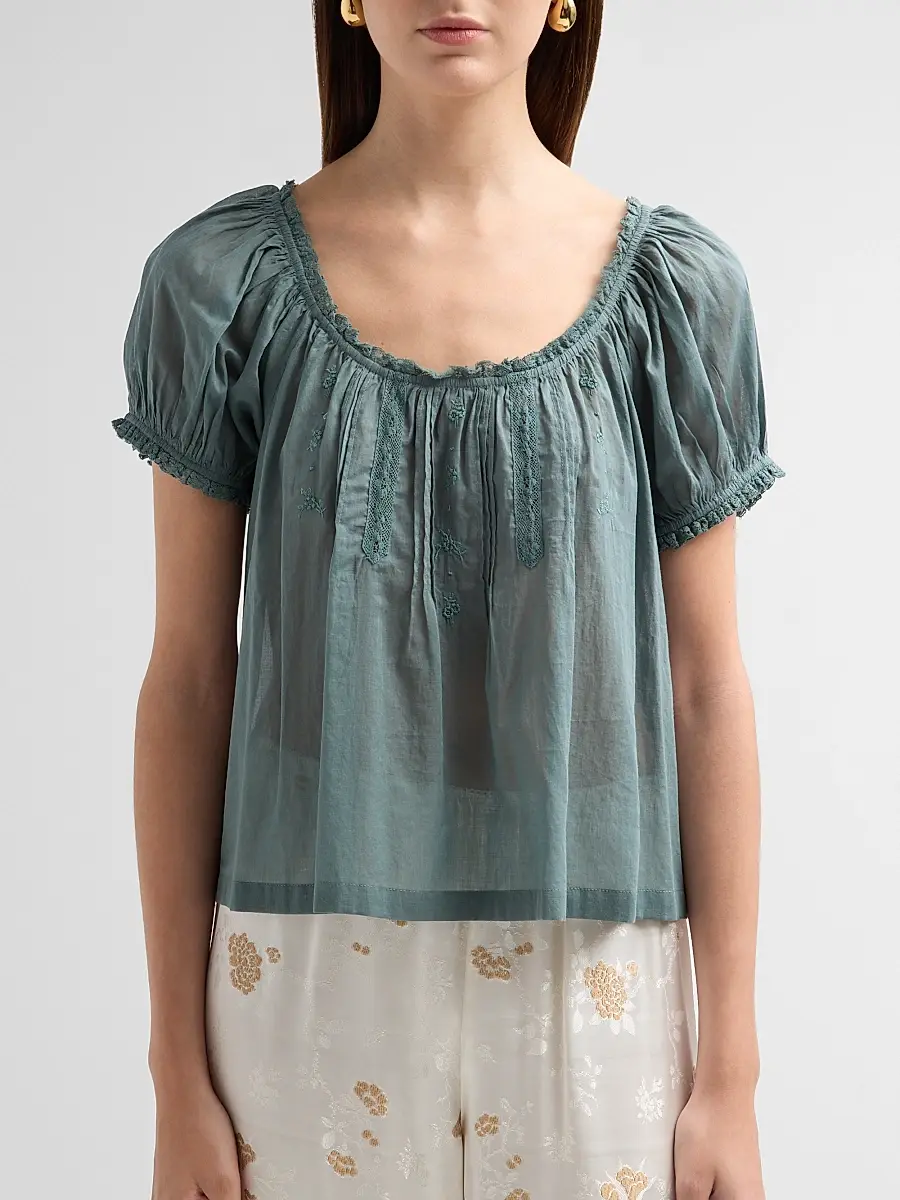 DÔEN Women's Frederica Cotton Top | Thumbnail 5