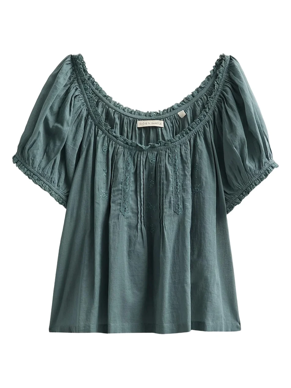 DÔEN Women's Frederica Cotton Top