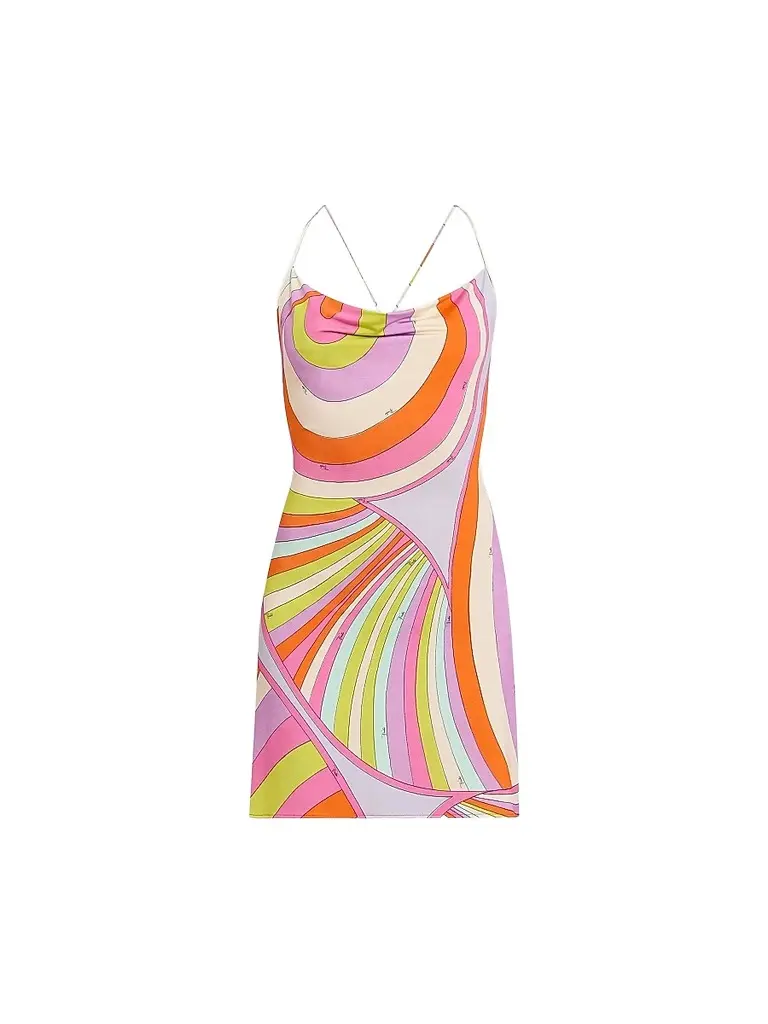 PUCCI Women's L'Alba Jersey Satin Minidress